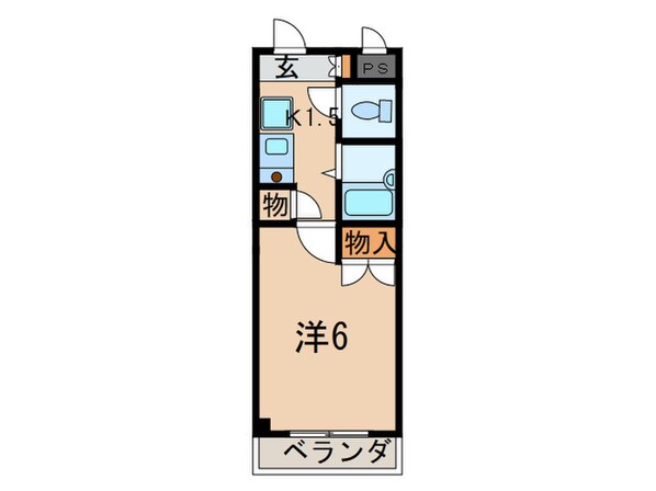 アーク宝地の物件間取画像